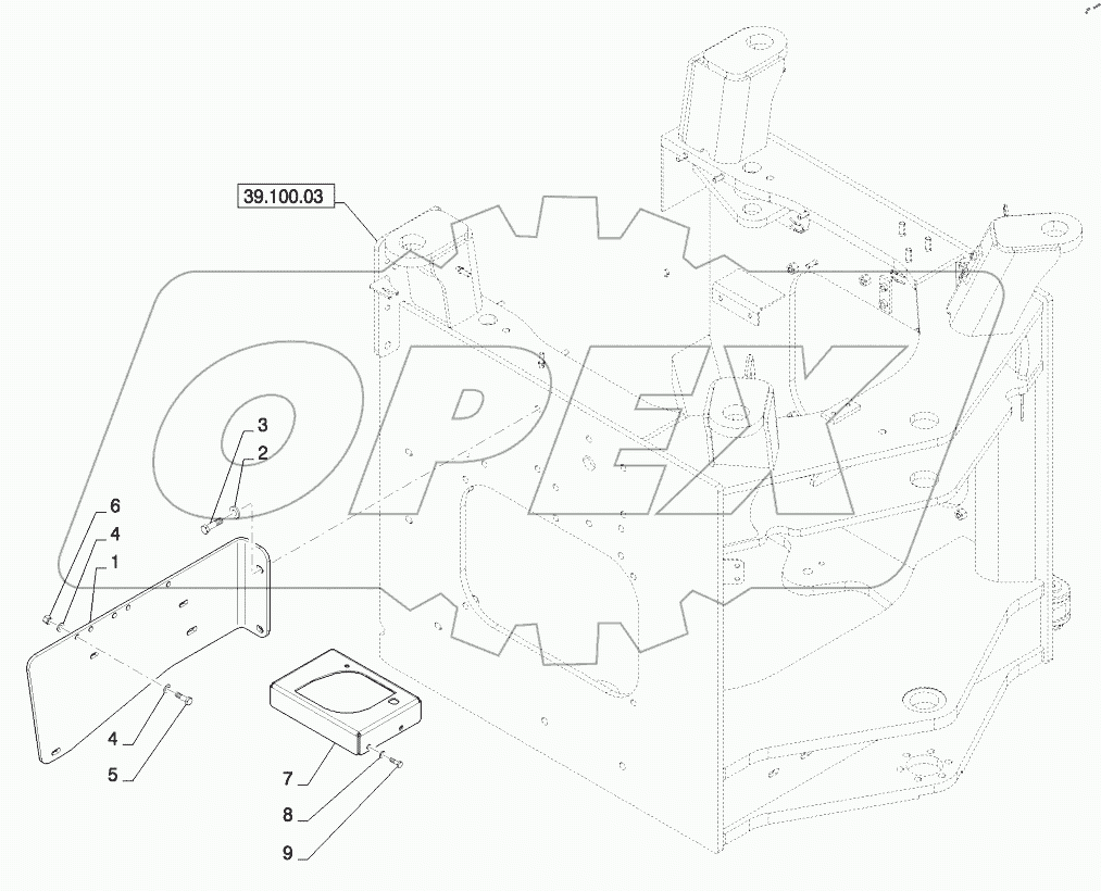  FENDERS, REAR SUPPORT STANDARD