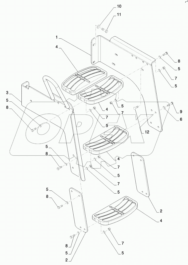  LEFT STEP WIDE INSTALLATION