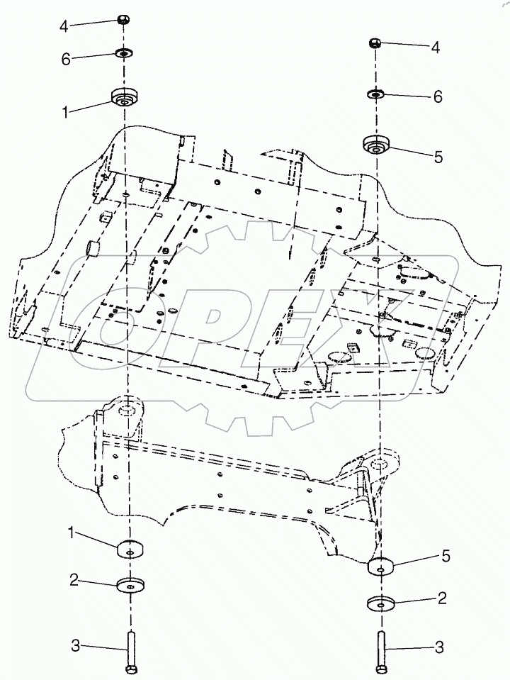  CAB/CANOPY - MOUNTING