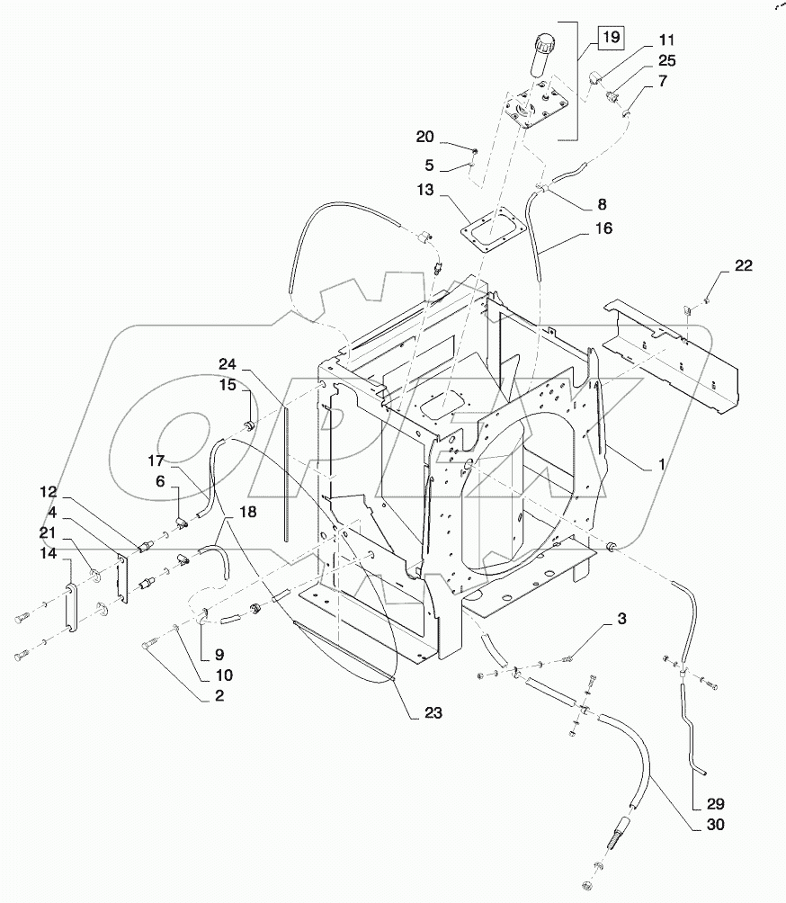  HYDRAULIC RESERVOIR ASSEMBLY
