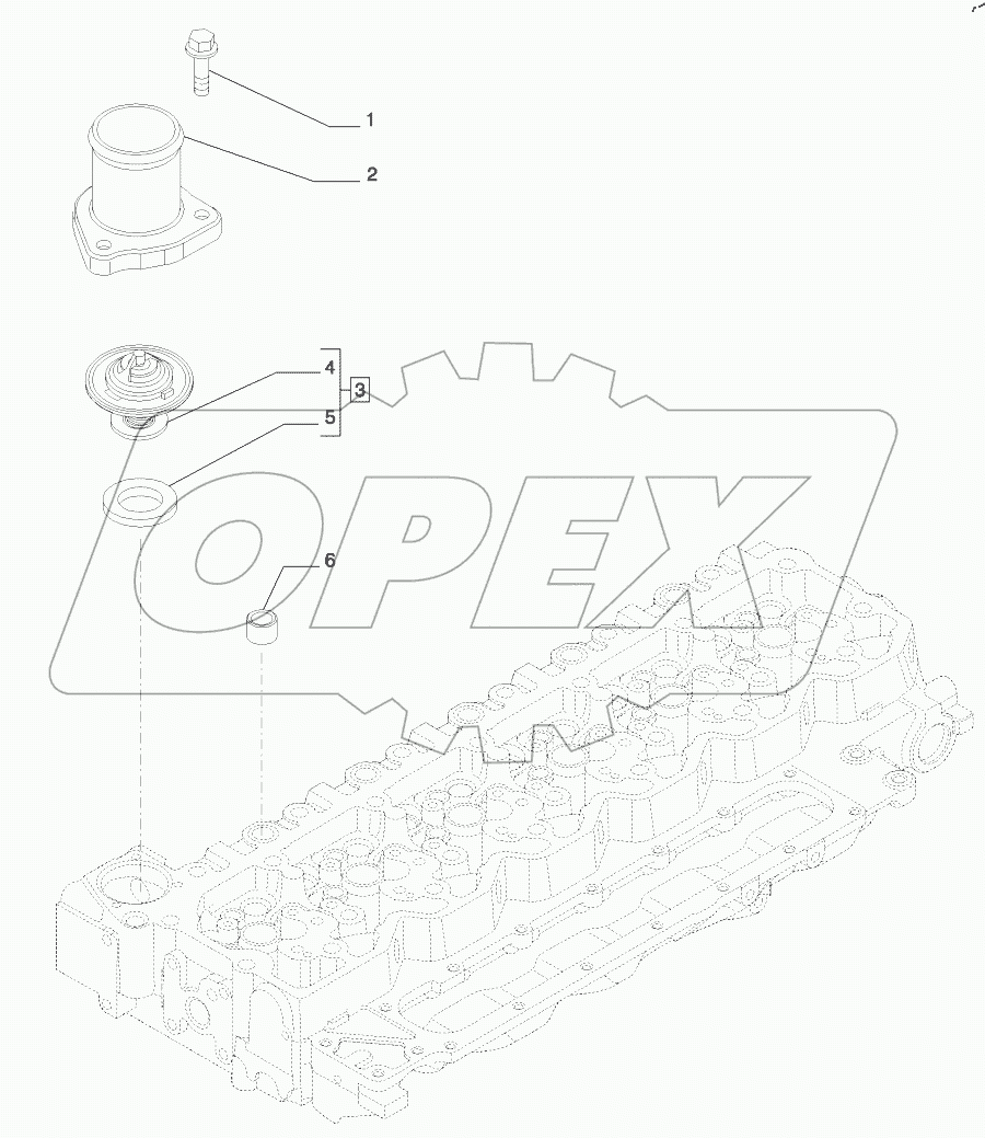  THERMOSTAT - ENGINE COOLING SYSTEM