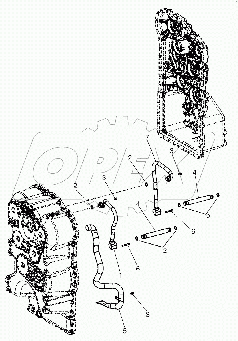  TRANSMISSION, HOUSING ASSEMBLY TUBES