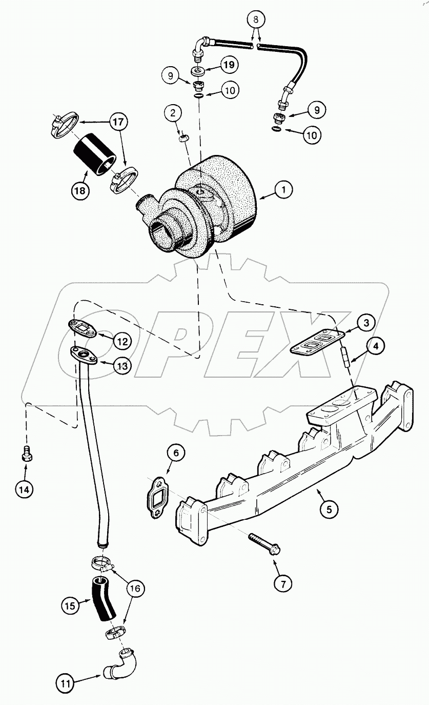  TURBOCHARGER - MOUNTING