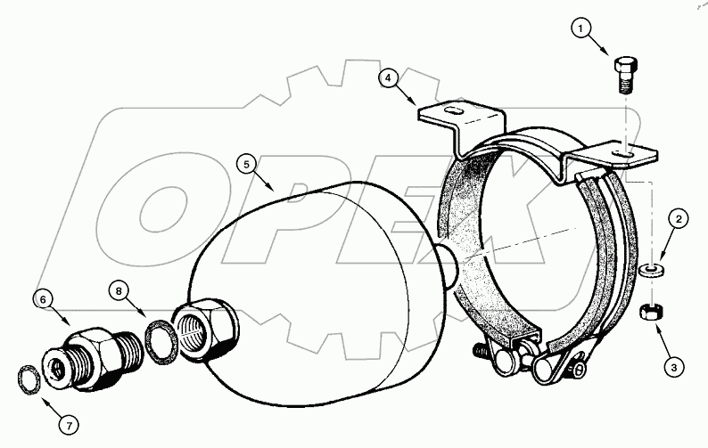  EMERGENCY BRAKE - ACCUMULATOR
