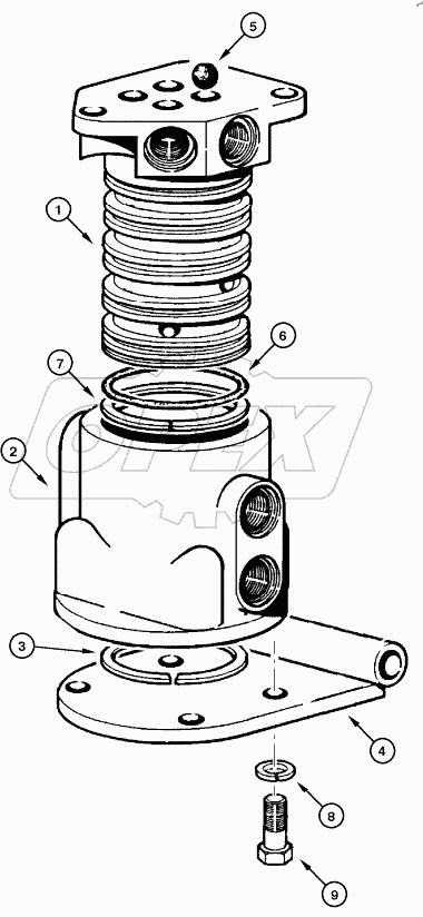  BLADE HYDRAULIC CIRCUIT - ROTATING DISTRIBUTOR
