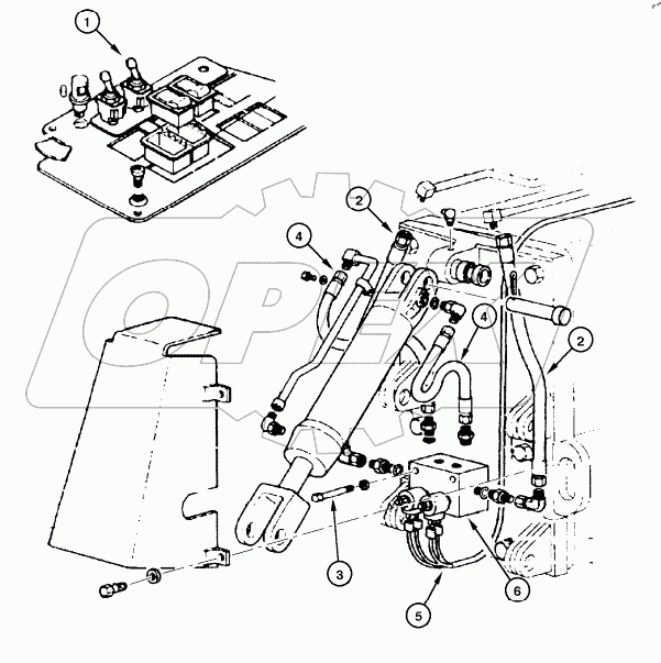  BLADE HYDRAULIC CIRCUIT - FLOAT CONTROL