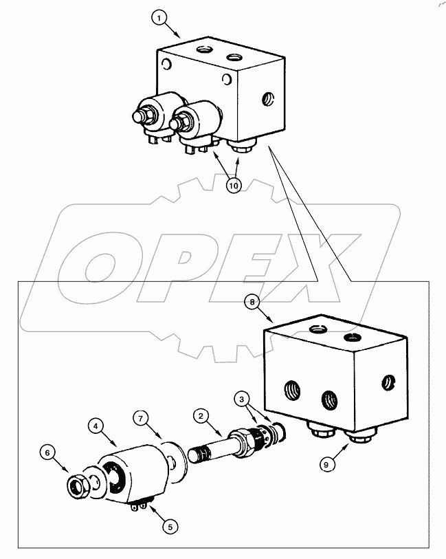  BLADE HYDRAULIC CIRCUIT - FLOAT SOLENOID VALVE