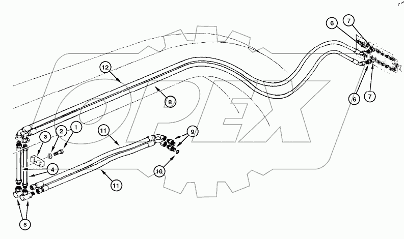 CIRCLE HYDRAULIC CIRCUIT - TURN-CIRCLE CIRCUIT