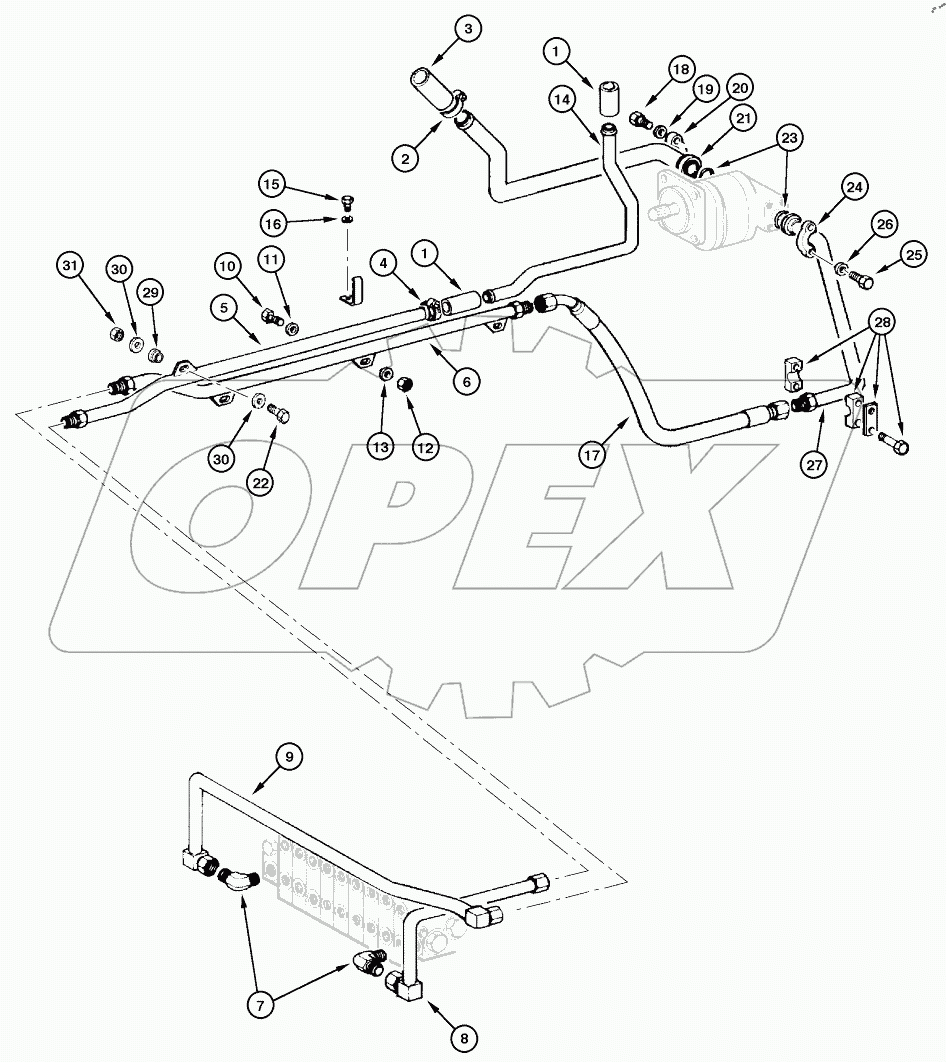  REAR HYDRAULIC CIRCUIT