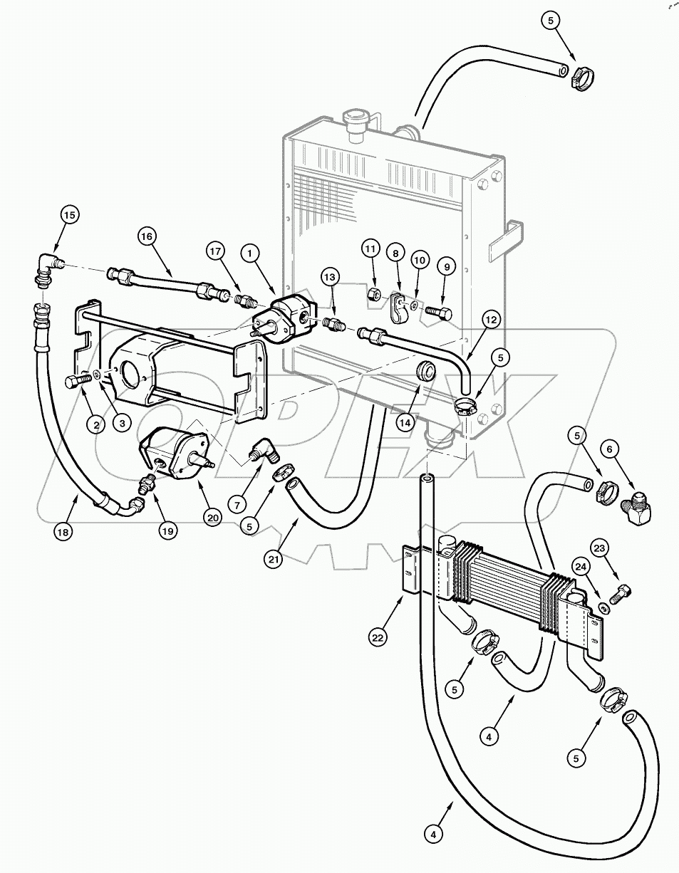  ENGINE COOLING - FAN HYDRAULIC CIRCUIT