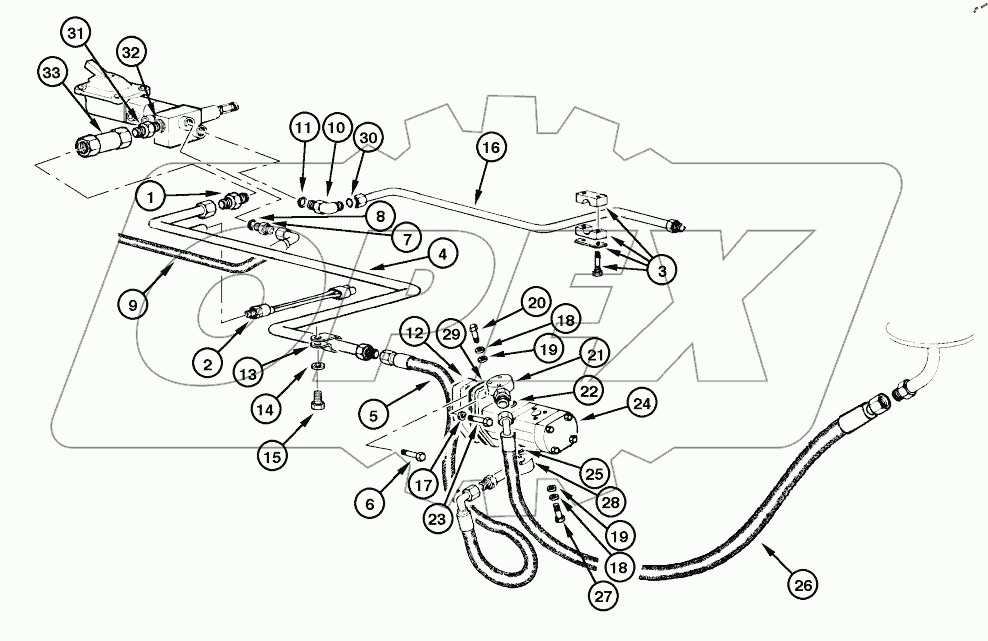  BRAKE AND STEERING - HYDRAULIC CIRCUIT