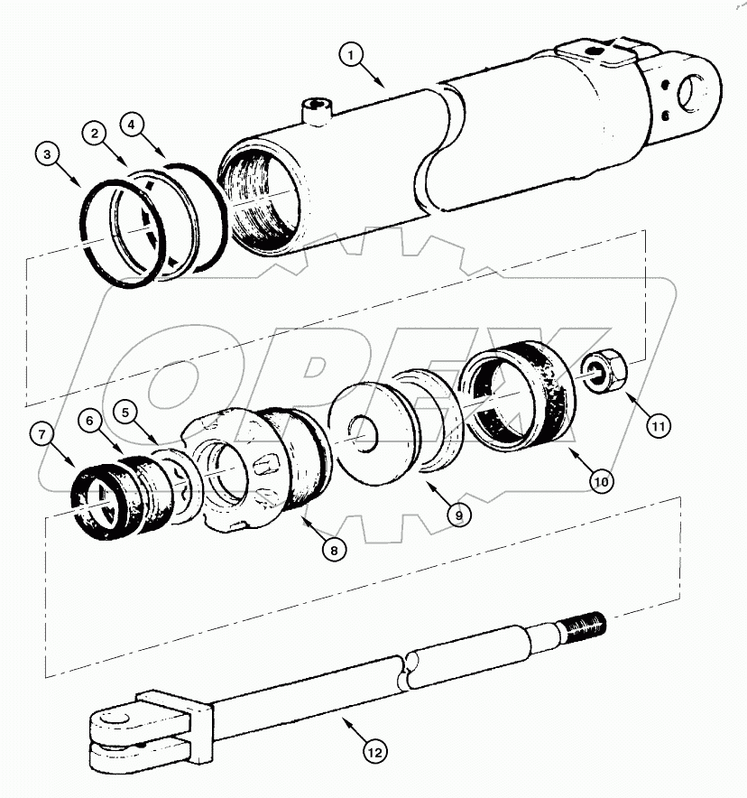  CYLINDER - BLADE SIDE SHIFT