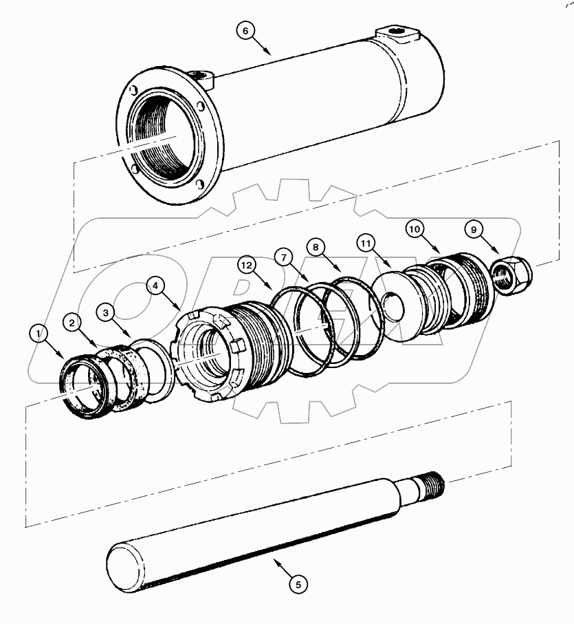  CYLINDER - SADDLE LOCK