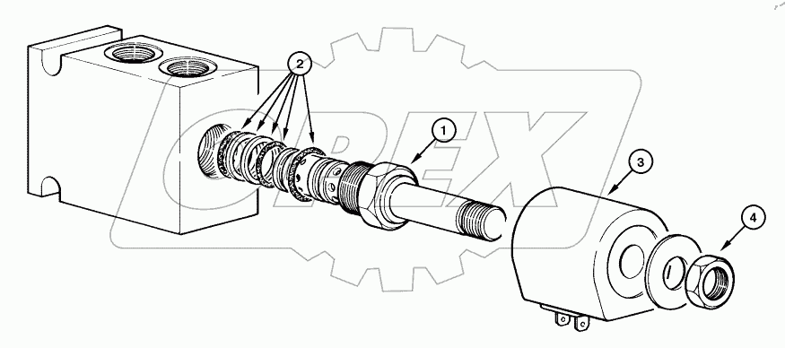  SADDLE LOCK - SOLENOID VALVE