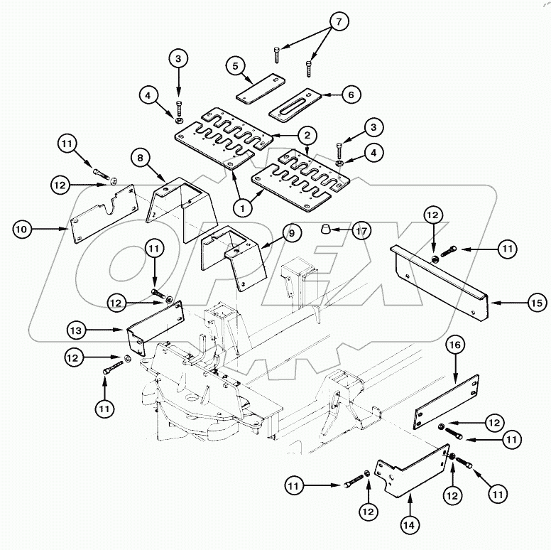  PROTECTION PLATES - REAR CHASSIS
