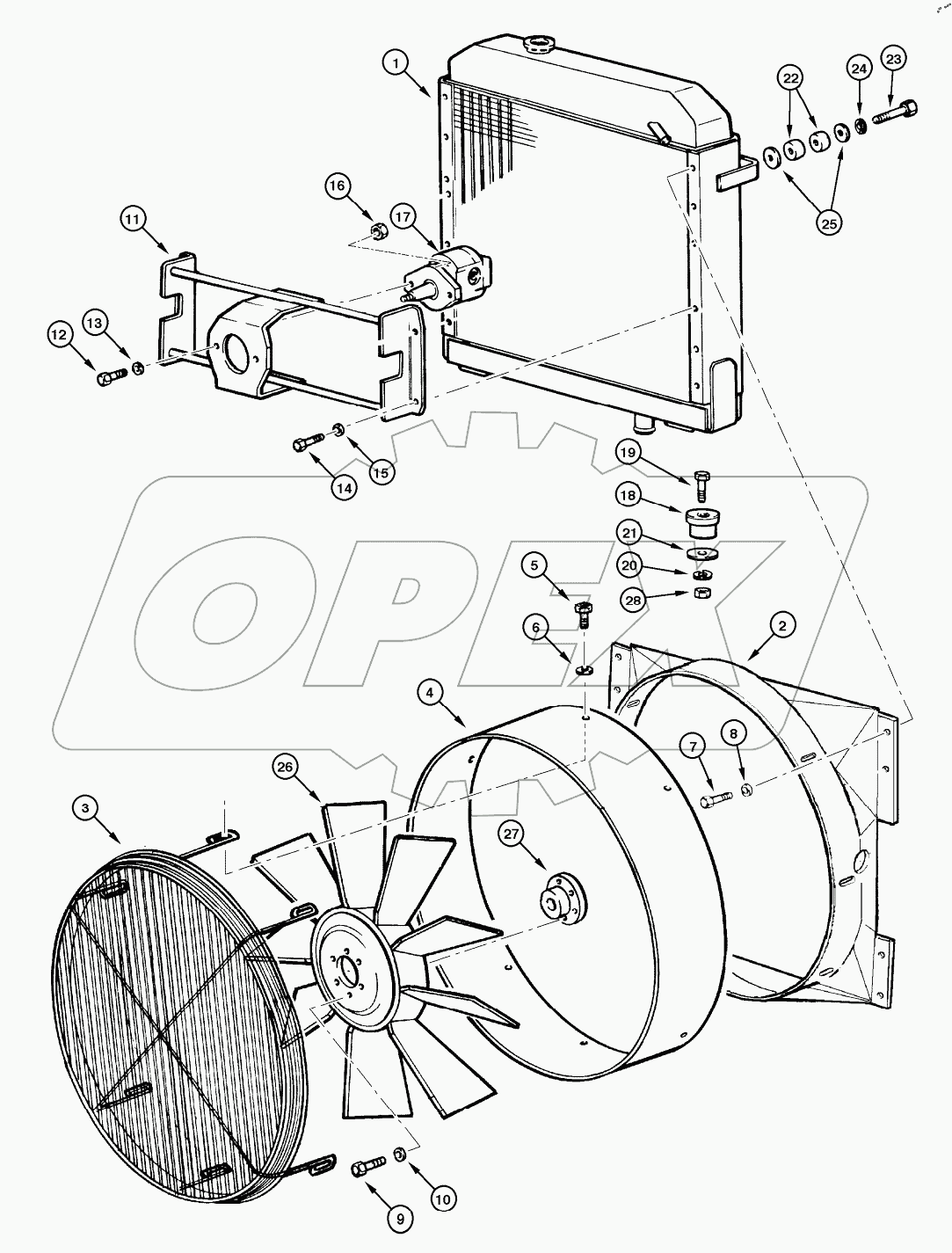  RADIATOR - MOUNTING