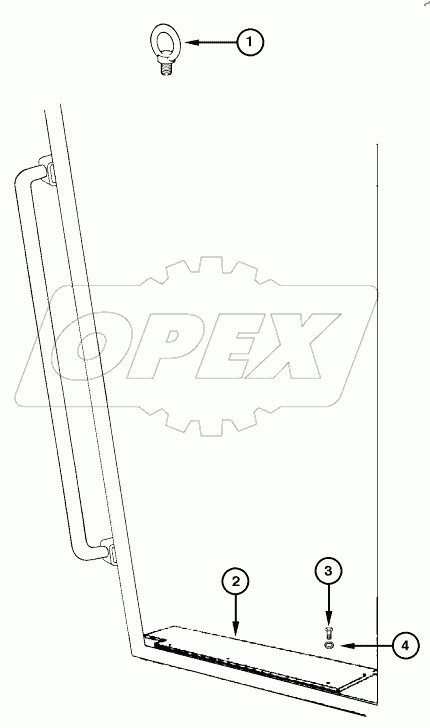  CAB - HAND RAIL AND HOOK