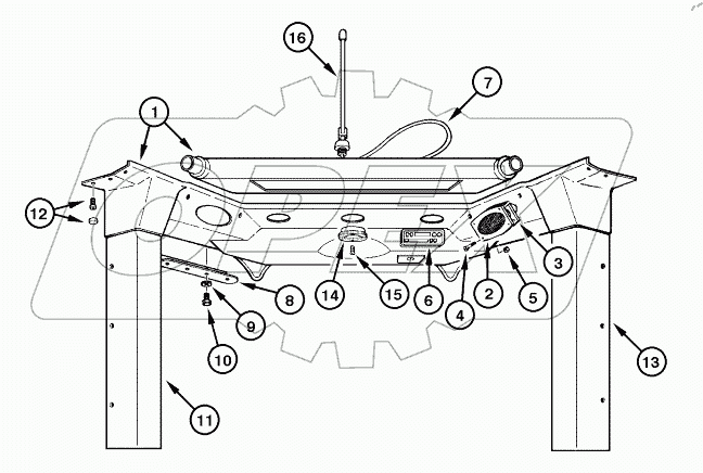  CAB - ROOF (CLOSED CAB)