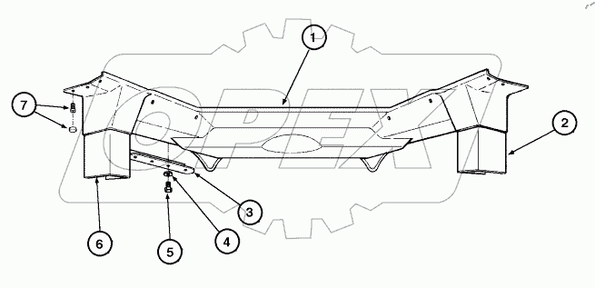  CAB - ROOF (OPEN CAB)
