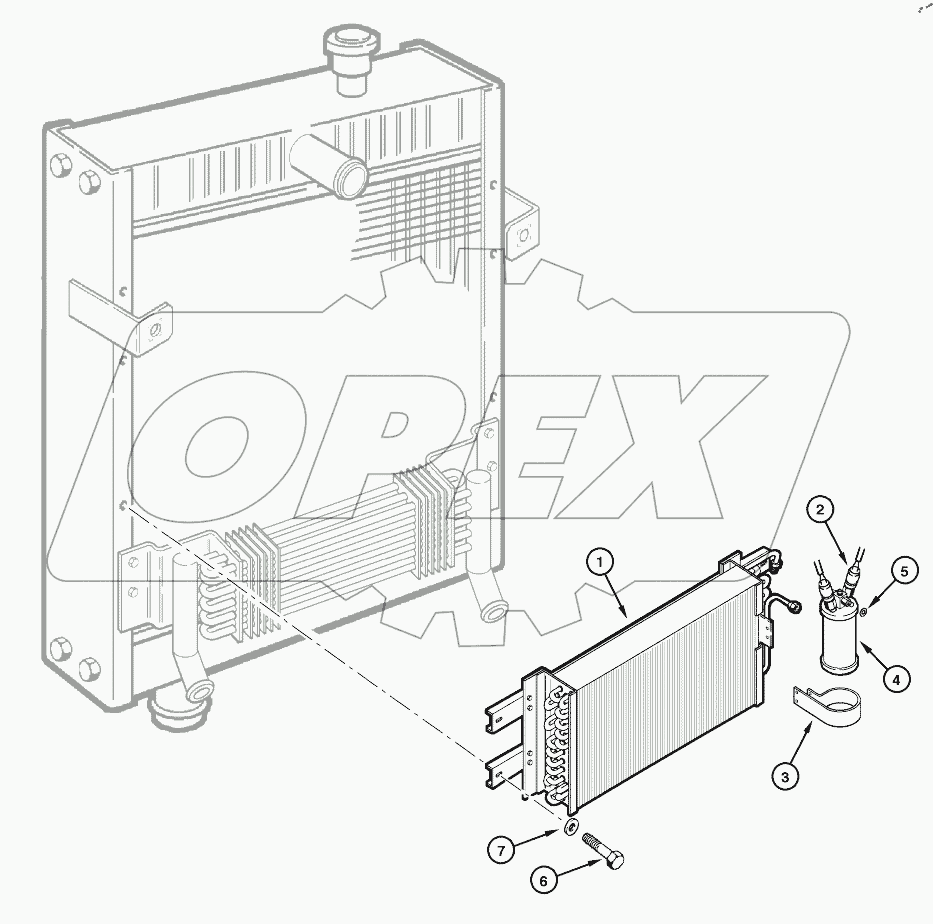  AIR CONDITIONING - CONDENSER MOUNTING
