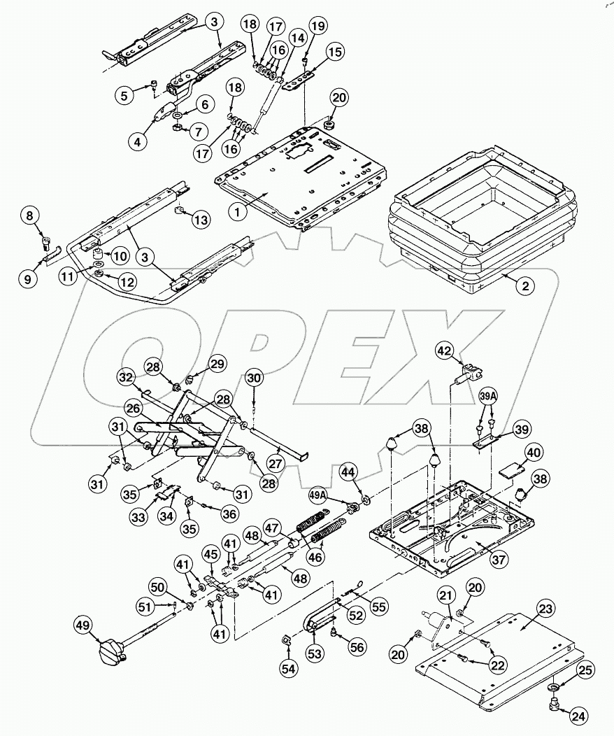  SEAT ASSY - SUSPENSION ASSY