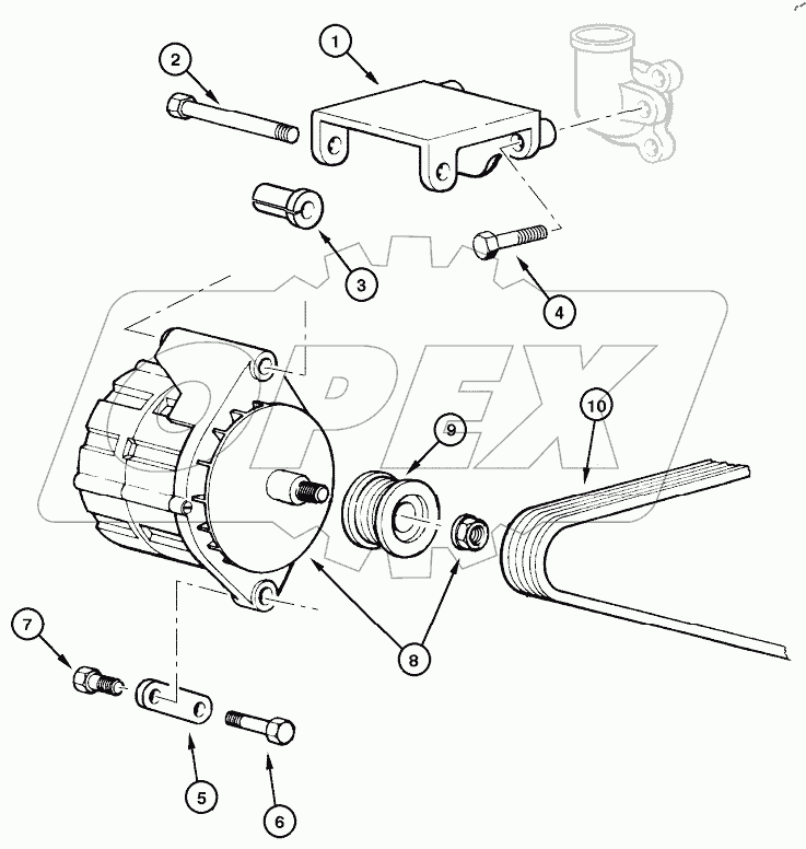  ALTERNADOR 45A - ASSEMBLY