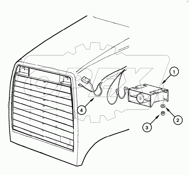  ELECTRIC SYSTEM - BACK-UP ALARM