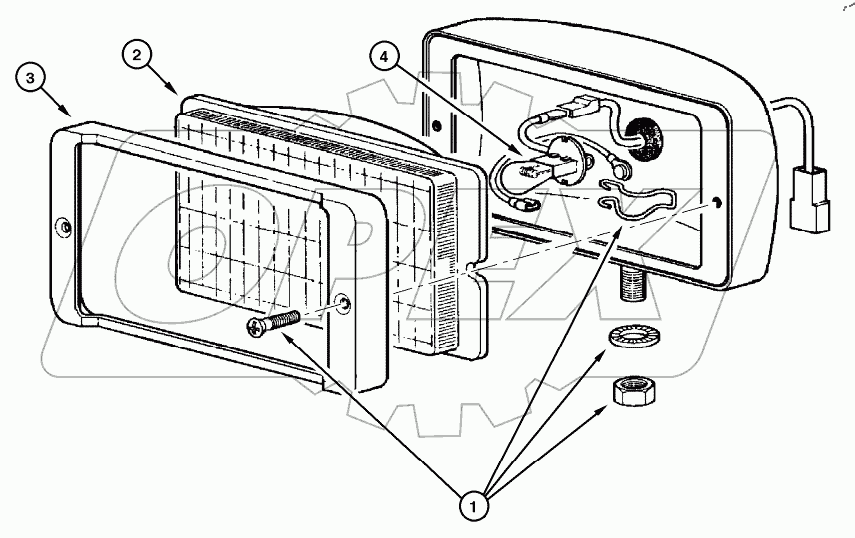  FRONT AND REAR HEADLIGHT COMPONENTS
