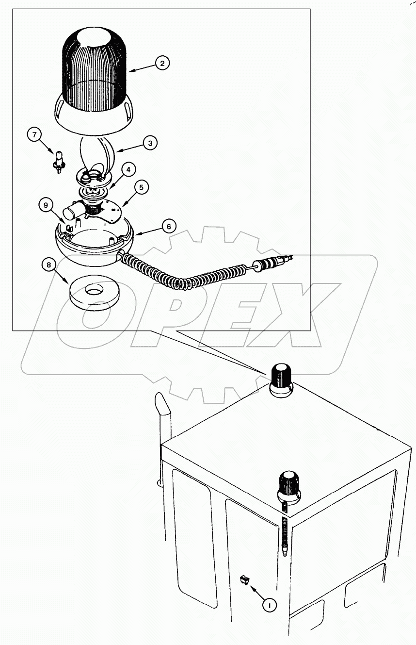  ROTATING BEACON COMPONENTS