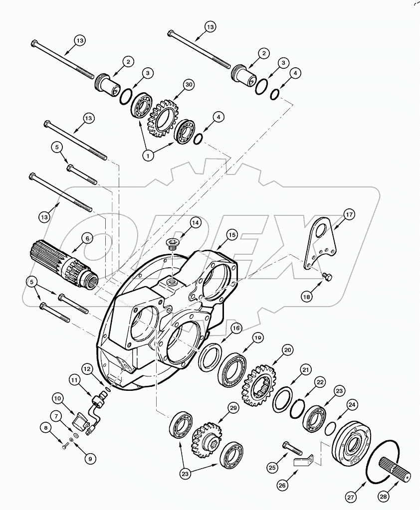  TRANSMISSION - HOUSING AND INPUT SHAFT