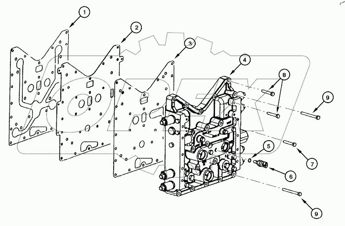  TRANSMISSION - CONTROL VALVE ASSEMBLY