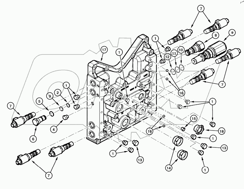  TRANSMISSION - CONTROL VALVE COMPONENTS