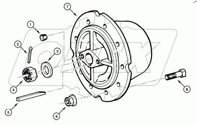  REAR AXLE GRAZIANO - WHEEL HUB