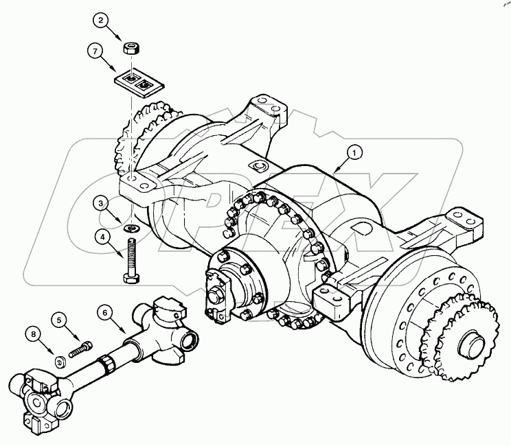  REAR AXLE CLARK - ASSEMBLY