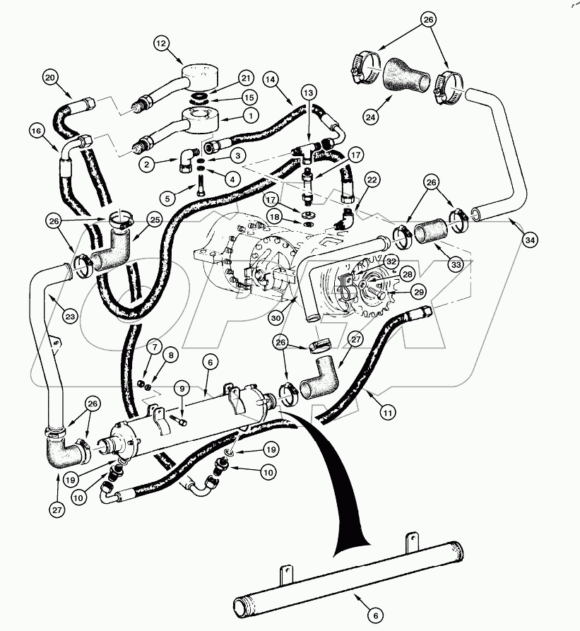  REAR AXLE CLARK - OIL COOLING