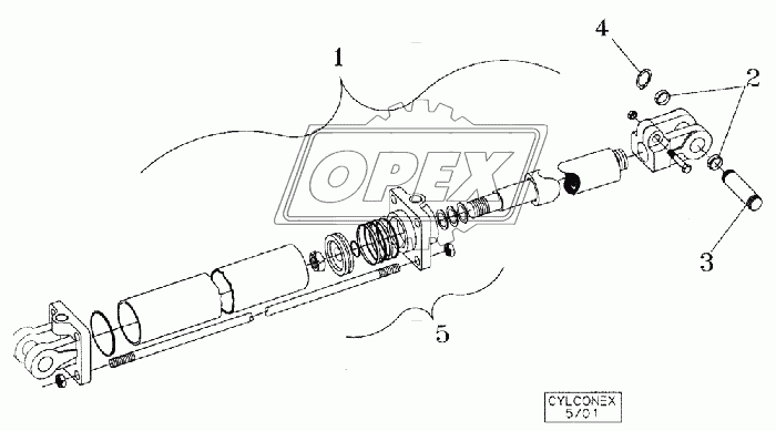 MAIN LIFT CYLINDER ASSEMBLY 398561A1