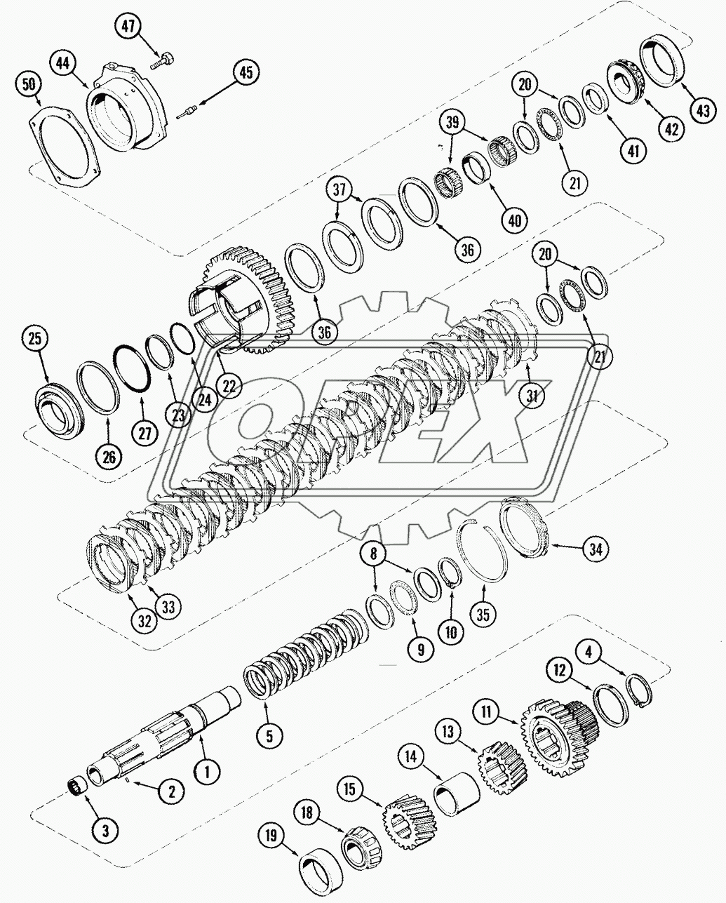 RANGE TRANSMISSION - COUNTERSHAFT