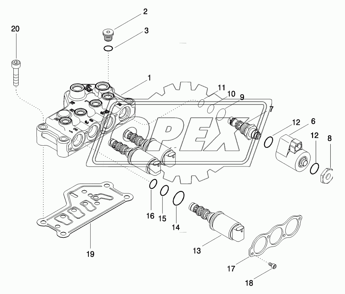 VALVE ASSEMBLY - TRANSMISSION CONTROL (450728A2)