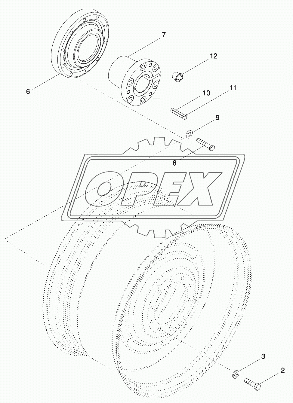 HUB ASSEMBLY - REAR WHEEL