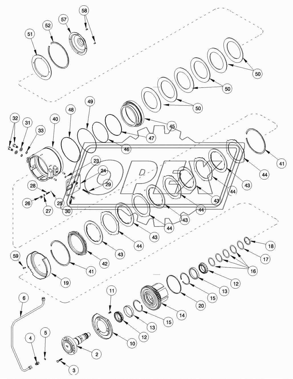 PARK BRAKE  - BRAKE ASSEMBLY