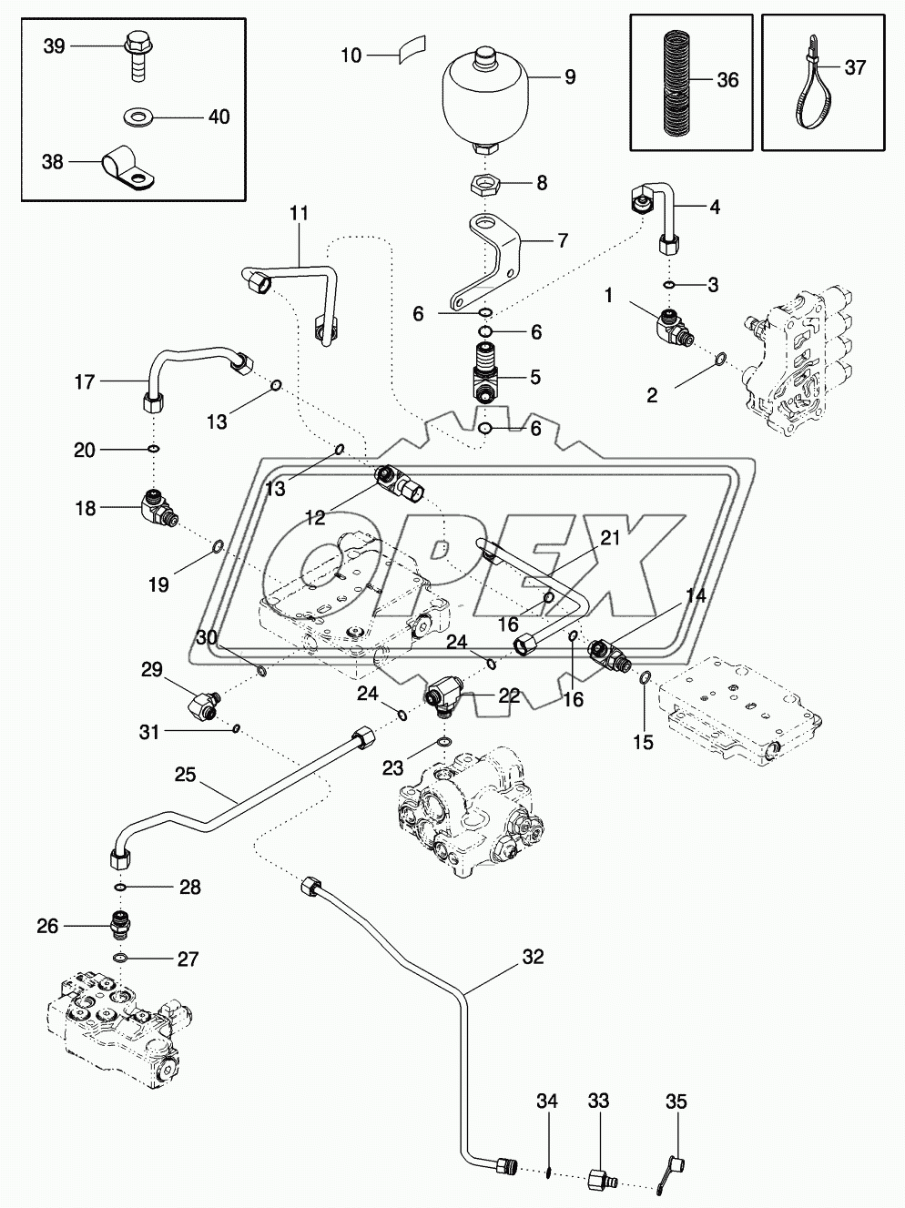 HYDRAULIC SYSTEM - REGULATED PRESSURE