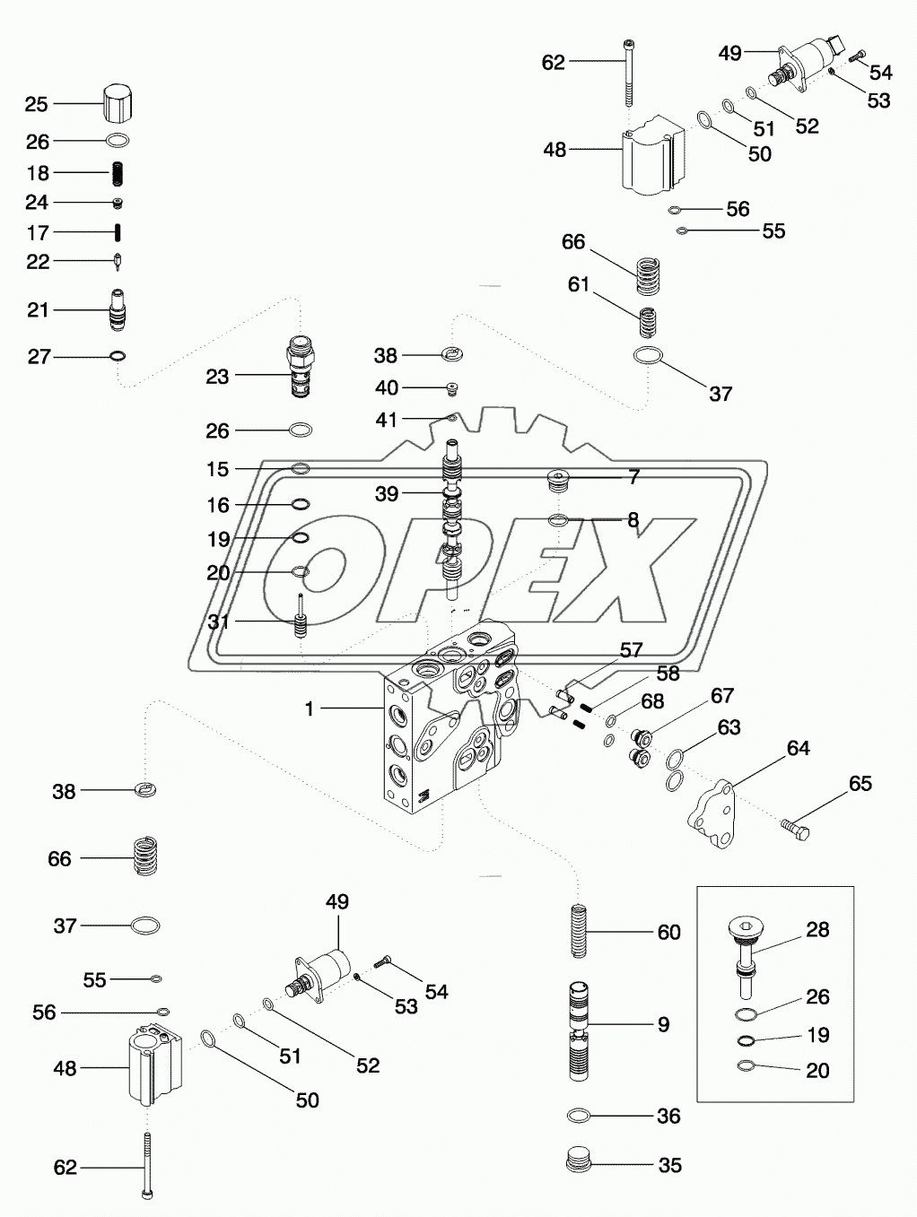 REMOTE HYDRAULIC CONTROL VALVE