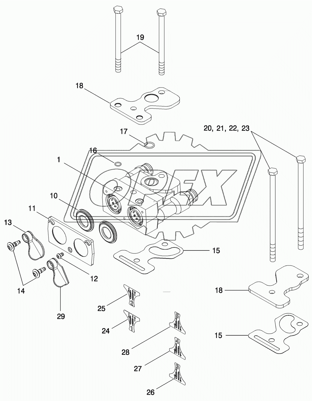 REMOTE HYDRAULIC COUPLING MOUNTING