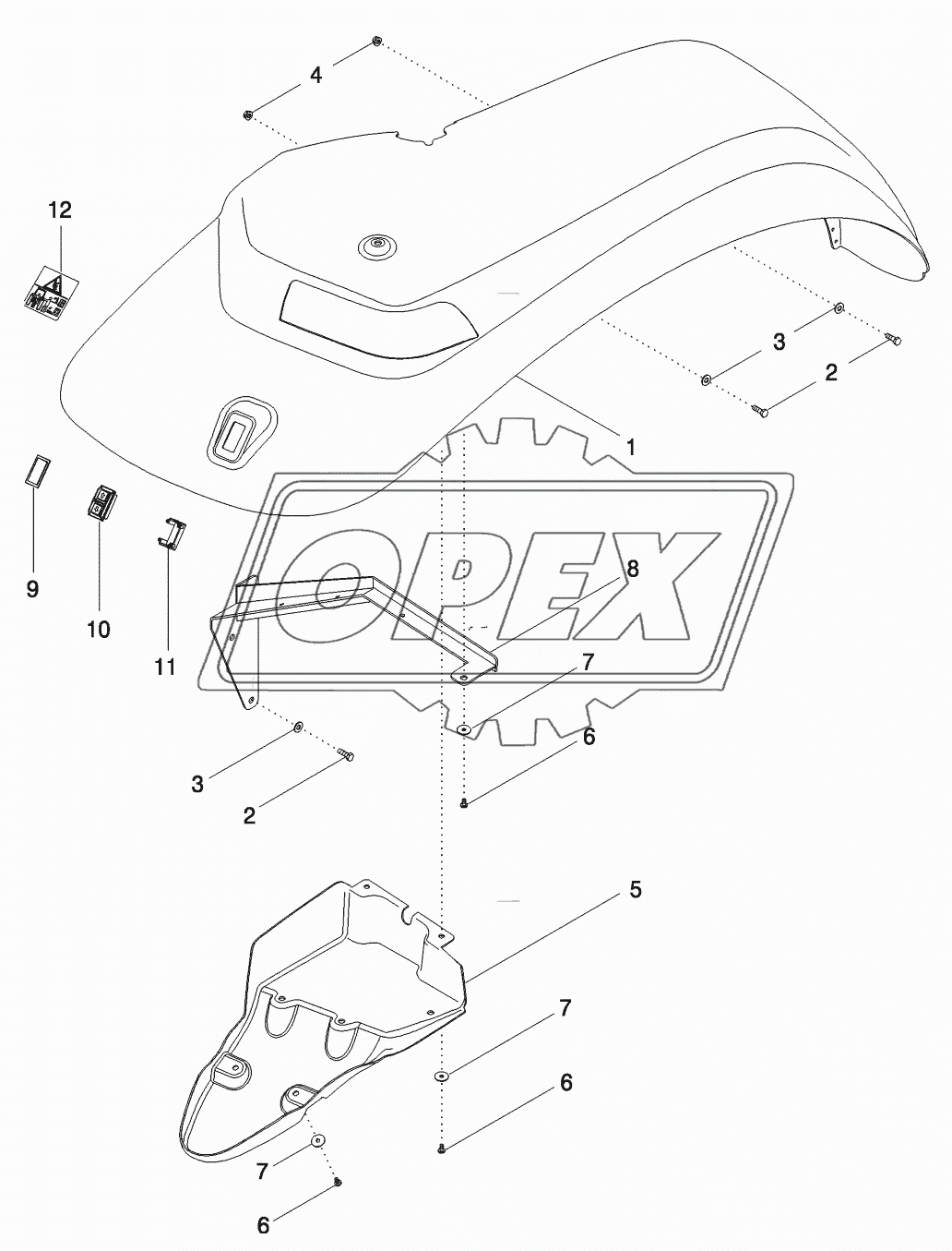 FENDERS - REAR, EXTRA WIDE