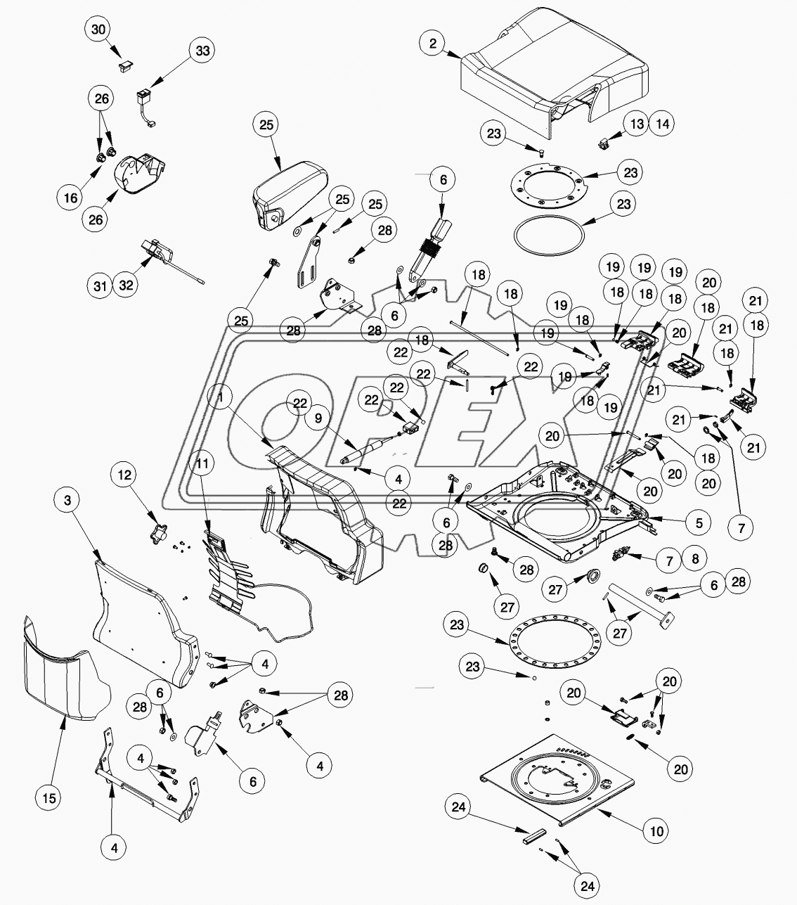 CUSHION ASSEMBLY - SEAT