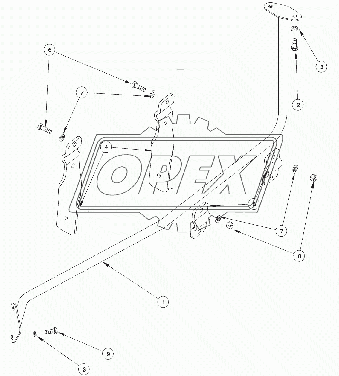 MONITOR MOUNTING - CAB ROOF