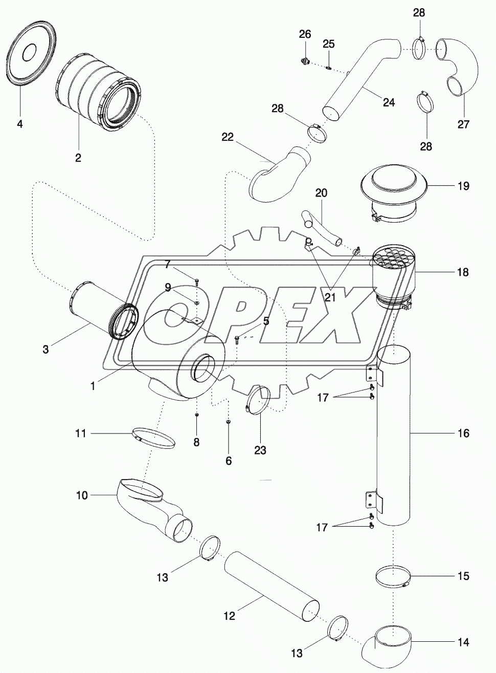 AIR INDUCTION SYSTEM - SEVERE DUTY