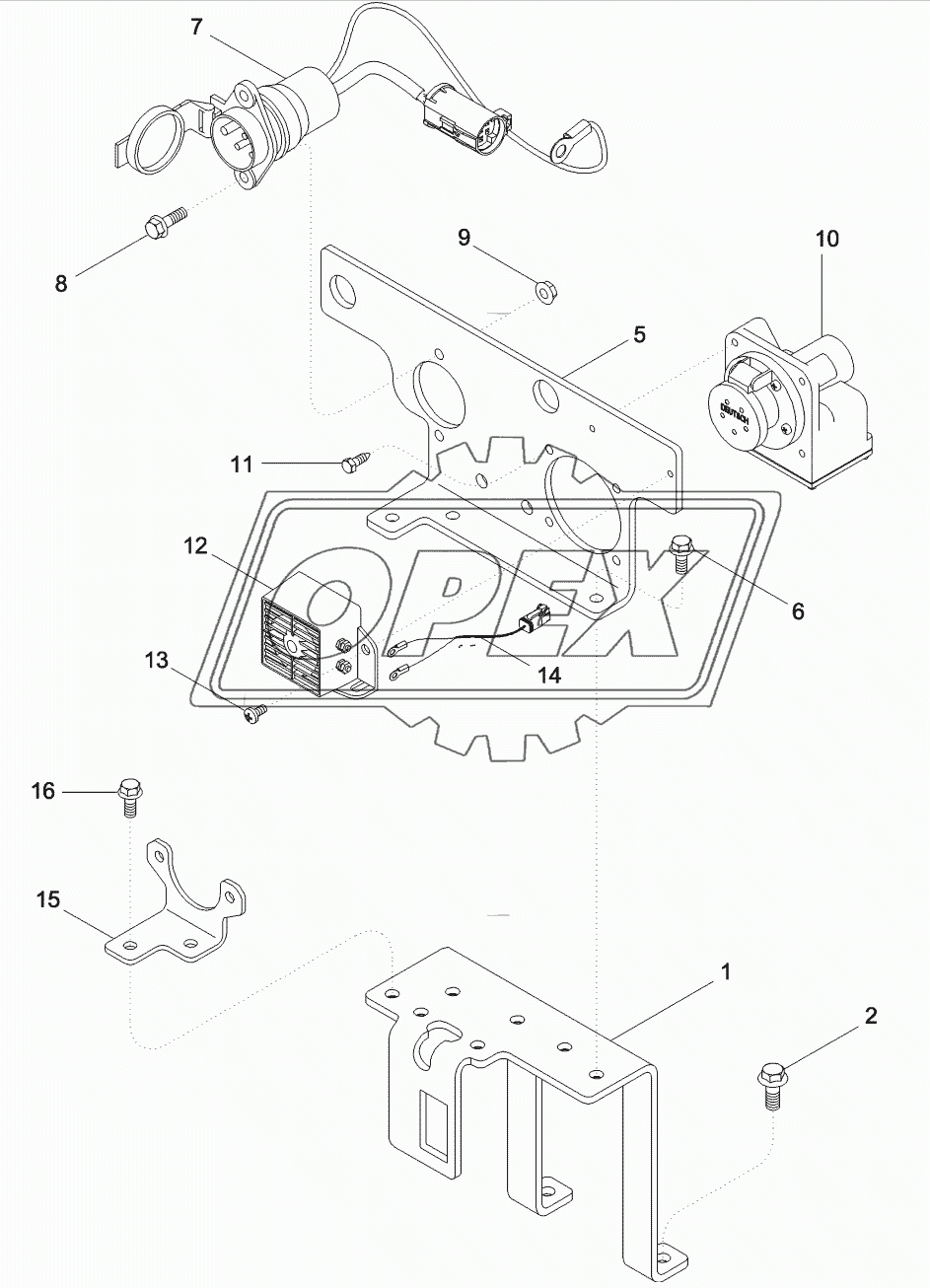 IMPLEMENT CONNECTORS AND MOUNTING