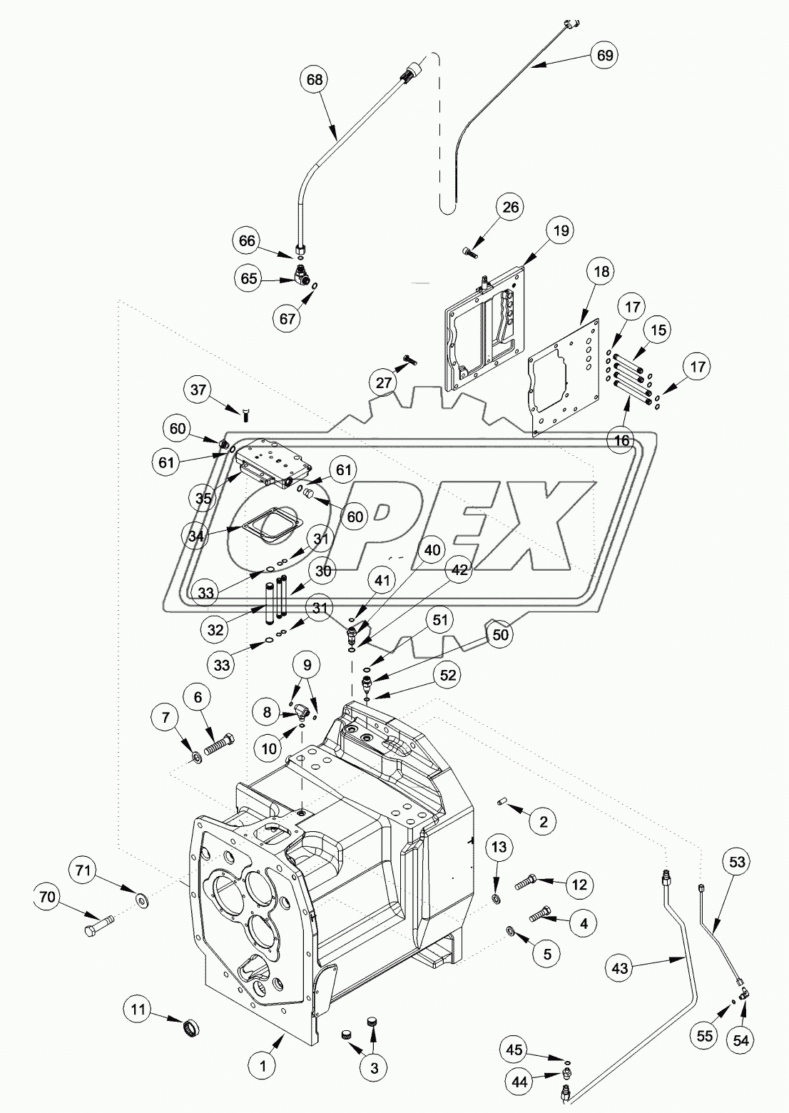 SPEED TRANSMISSION - HOUSING