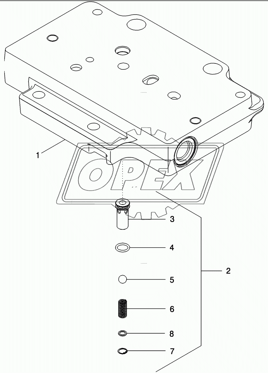 PLATE ASSEMBLY - VALVE MOUNTING, TOP